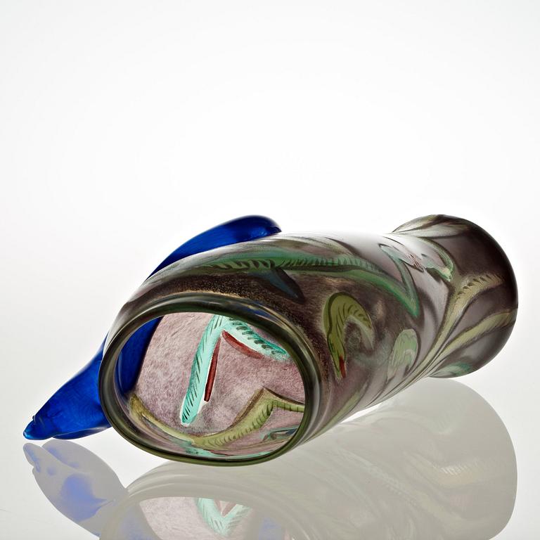 VAS, glas, Ulrica Hydman-Vallien, Kosta Boda 1988.