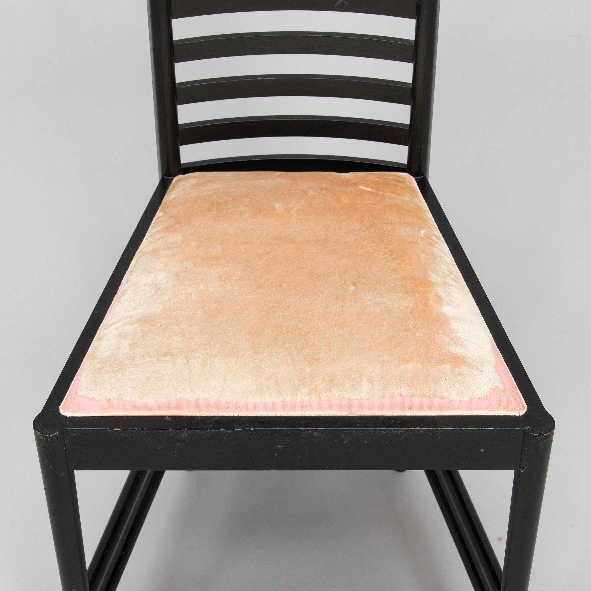 Charles Rennie Mackintosh, A 'Hill house 1' chair for Cassina, signed and numbered.