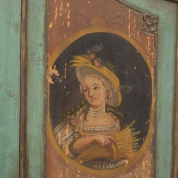 SKÅP, Sydtyskland. Troligen Tölz, 1700-talets andra hälft.
