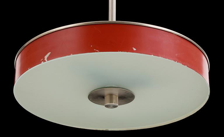 TAKLAMPA, Böhlmarks, art deco, 1930-tal. Höjd 70 cm.