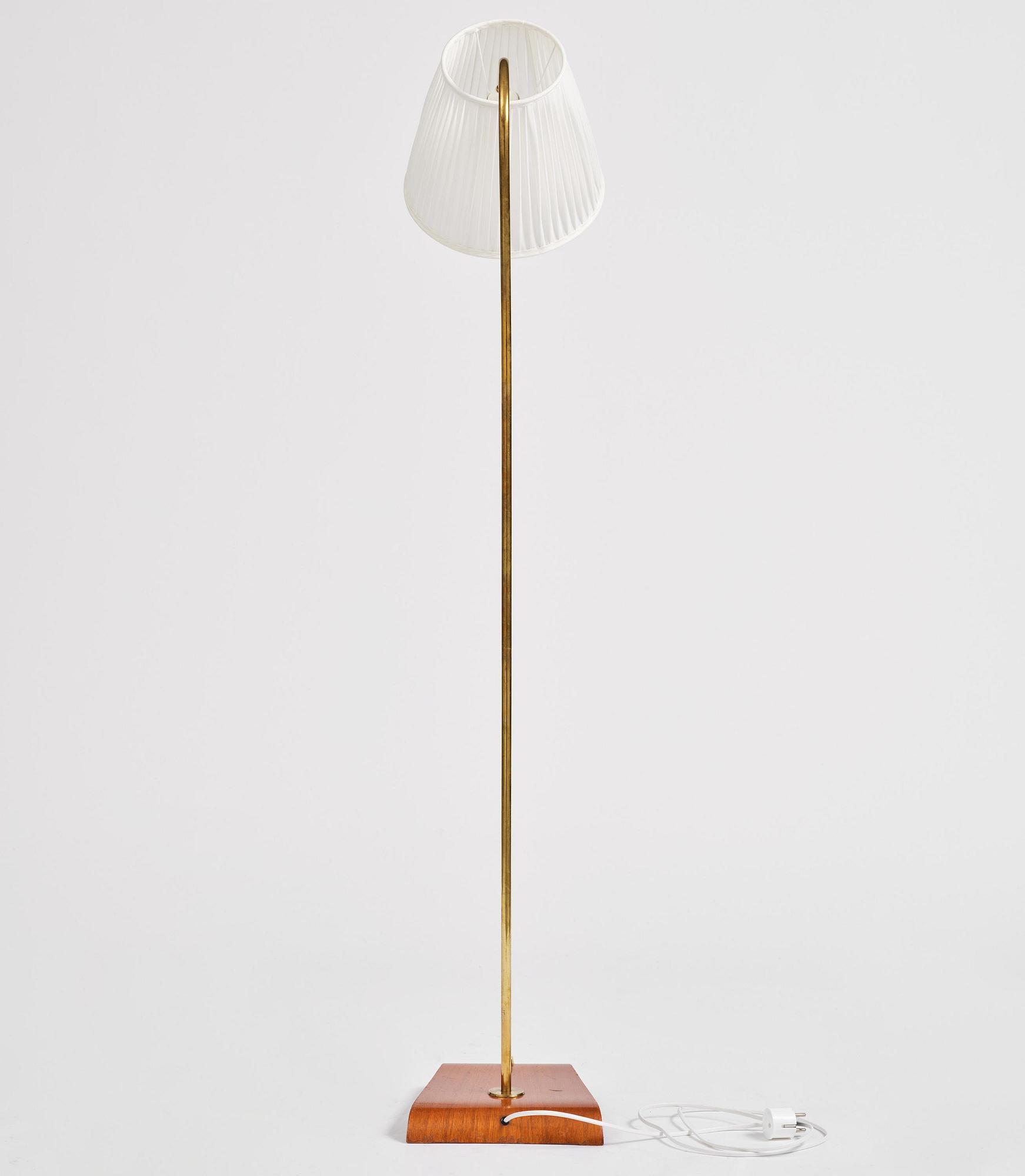 Bertil Brisborg, a floor lamp, Nordiska Kompaniet, 1940s–50s.