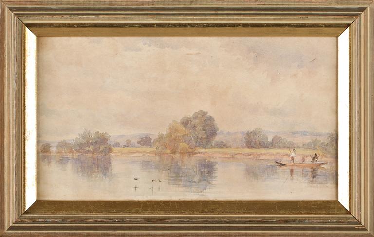 OKÄND KONSTNÄR, akvarell, omkring sekelskiftet 1800/1900.