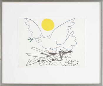 PABLO PICASSO, efter, färglitografier, 4 st, numrerade 937/1000.