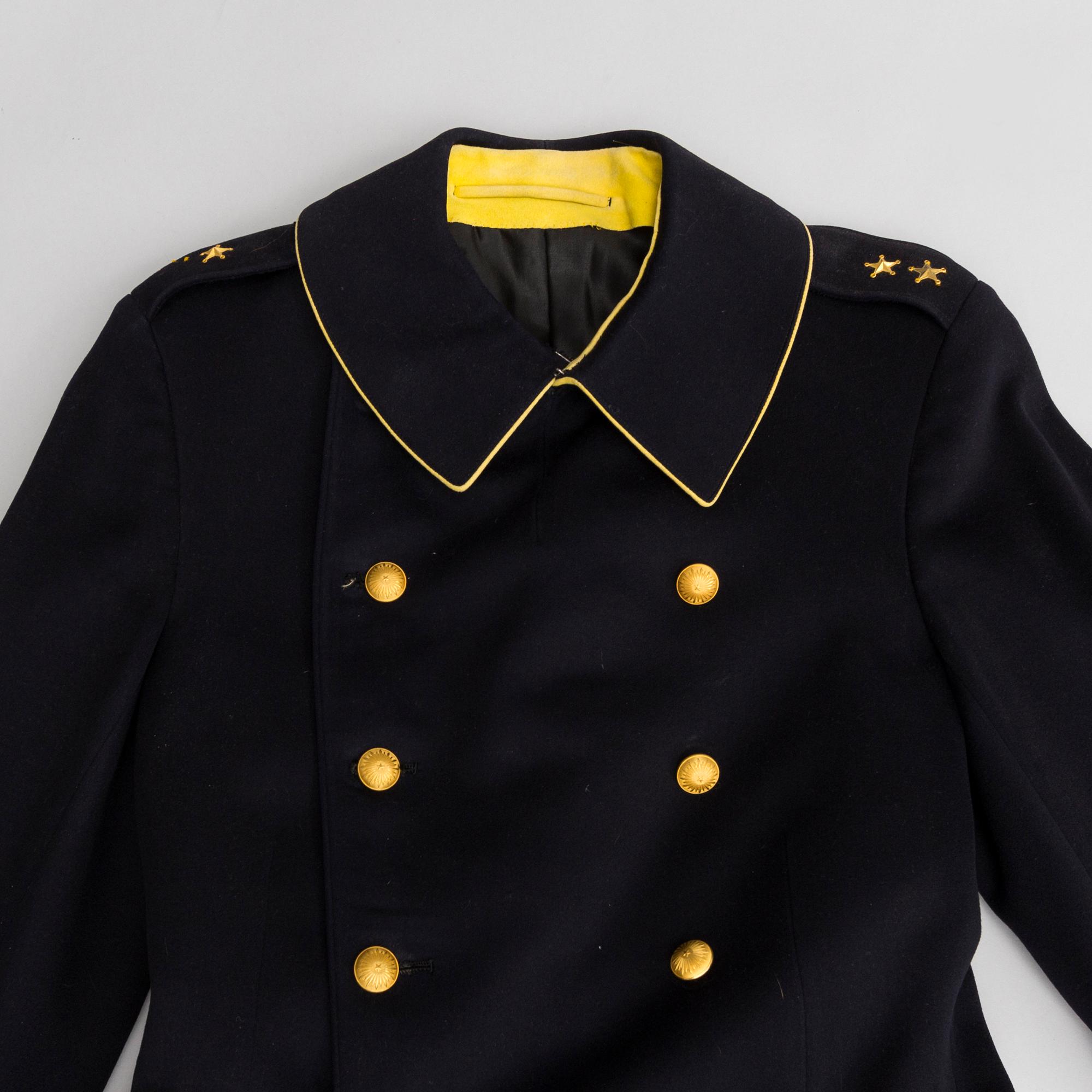 UNIFORM, svensk, m/1888 för officer vid fortifikationen.