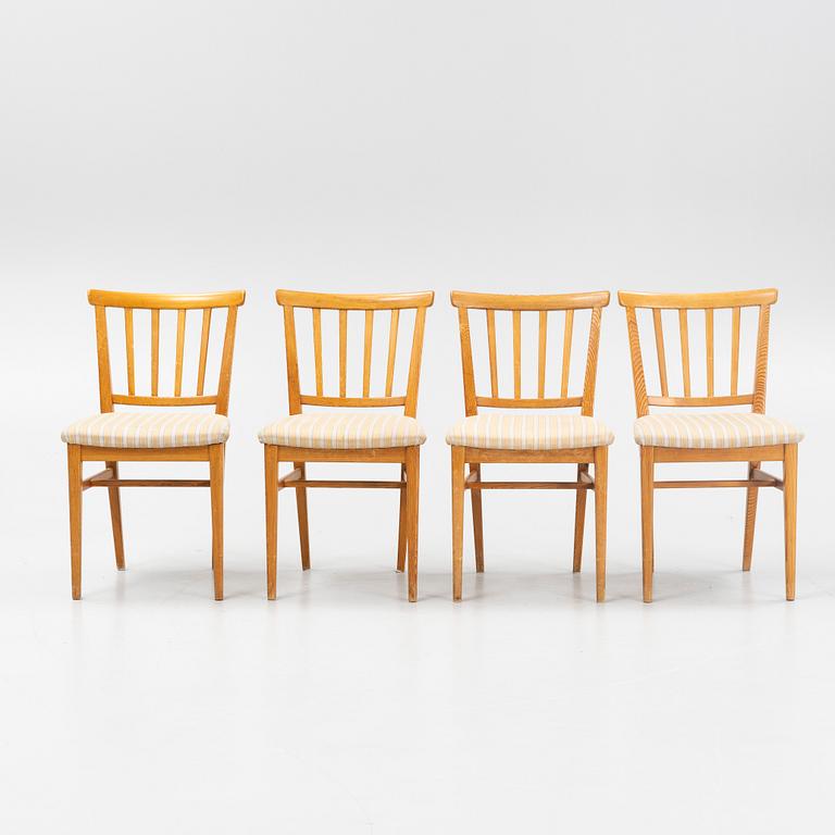 Carl Malmsten, stolar, 4 st, "Själevad", 1900-talets mitt.