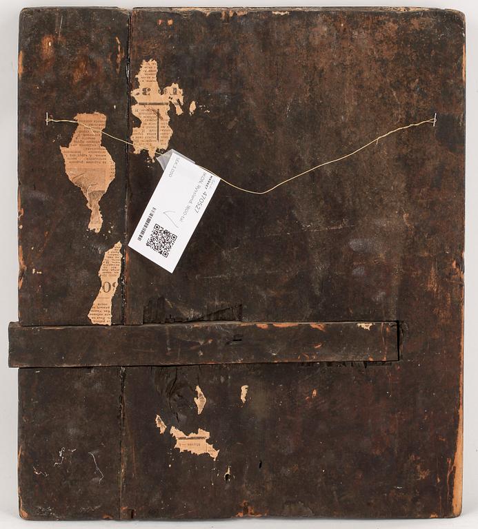 IKON, olja på pannå, Ryssland, 1800-tal.