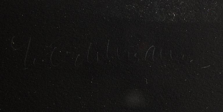 YRJÖ EDELMANN, färglitografi, signerad och numrerad 76/150.