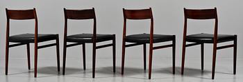 MATGRUPP, 9 delar, Arne Vodder, Sibast Furniture, 1950/60-tal.