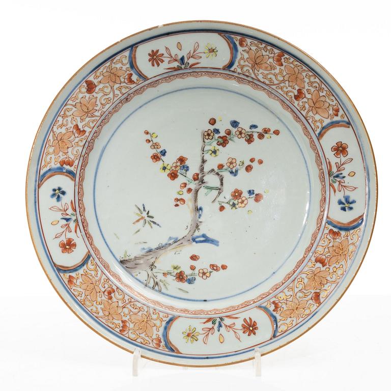 Seven plates, China, Qing Dynasty, Qianlong, 1736-95.