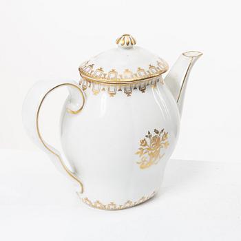 Wilhelm Kåge, kaffeserviser, porslin, olika modeller, 30 delar totalt, Gustavsberg, 1920-30-tal.
