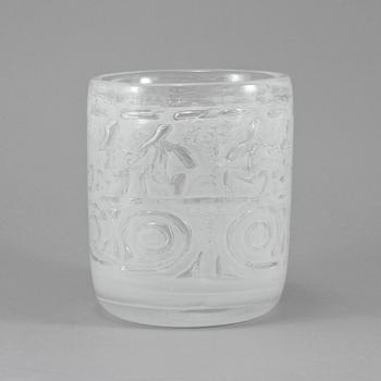 VAS, glas, "Thalatta", Bengt Edenfalk, Skrufs glasbruk.