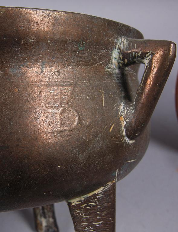 PARTI MÄSSING OCH KOPPAR. 3 delar.