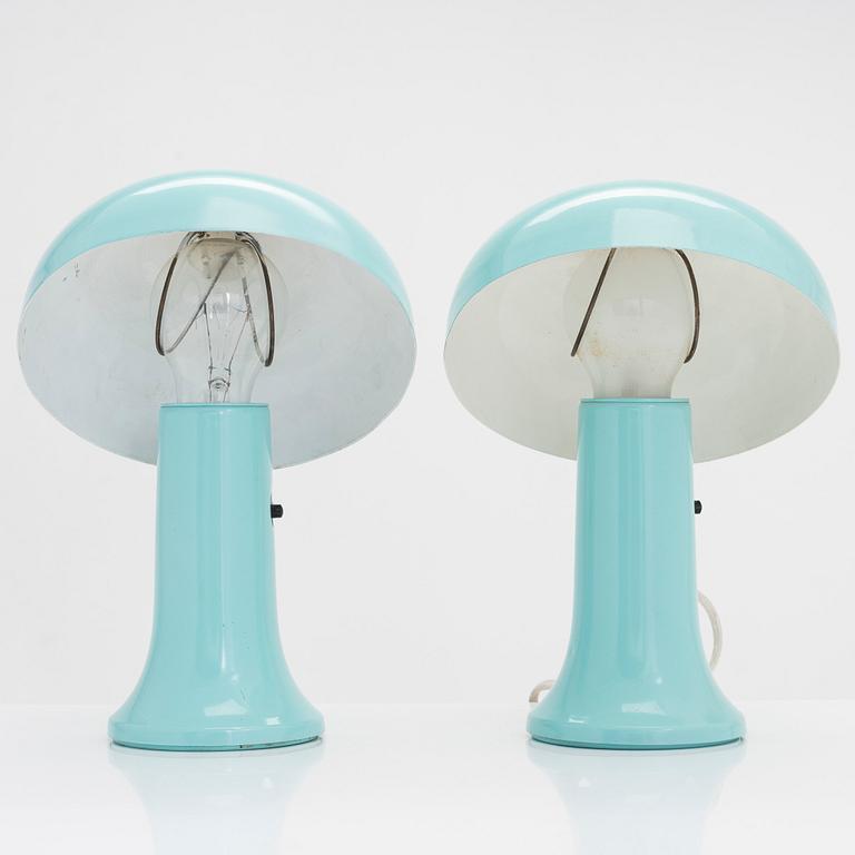 A pair of 1970s table/wall lights, model 24124 by Valinte, Finland.