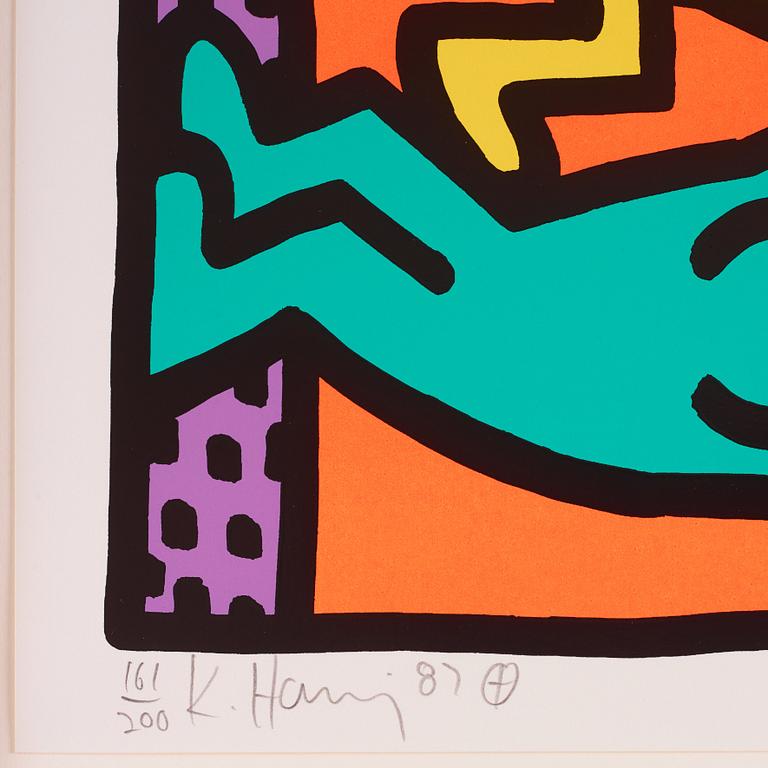 Keith Haring, "Pop Shop I: one plate".