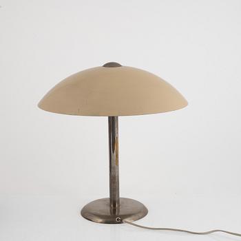 An Art Deco table light, Württembergische Metallwarenfabrik (WMF) Ikora, 1930s.