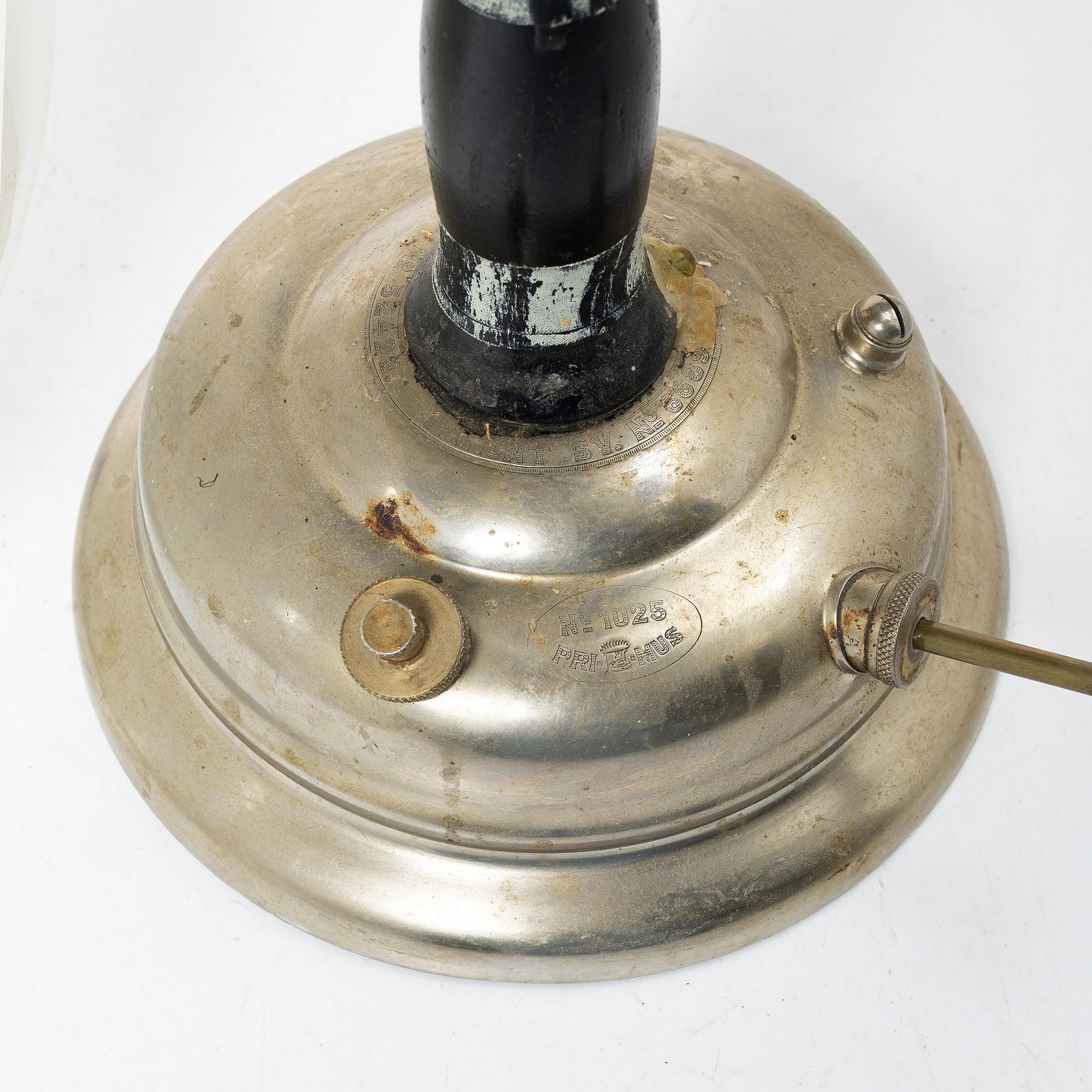 Bordsfotogenlampa, modell 1025, Primus.