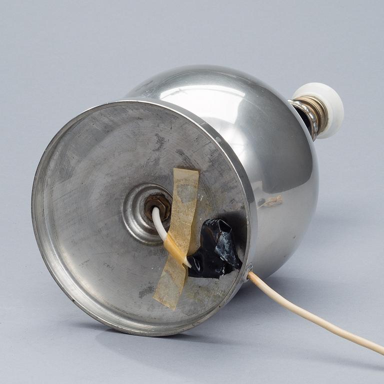 BORDSLAMPA, L&L Svensk Tenn 1938.