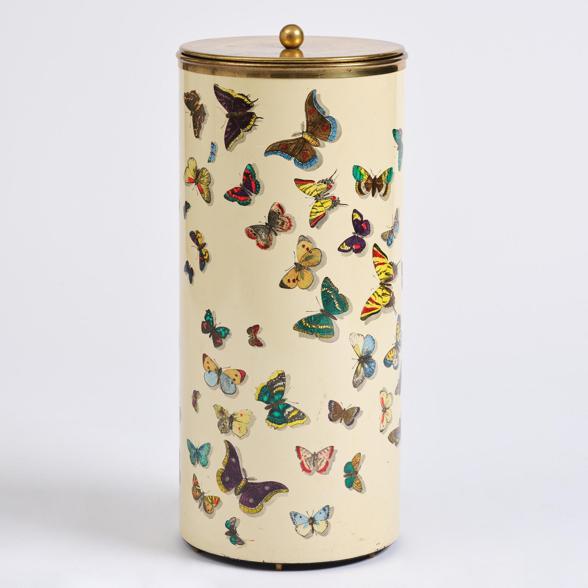 Piero Fornasetti, paraplyställ med lock, Milano, Italien.