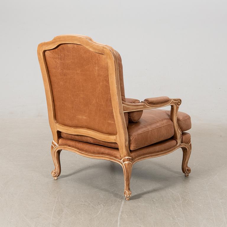 Armchair Louis XV style, modern production.