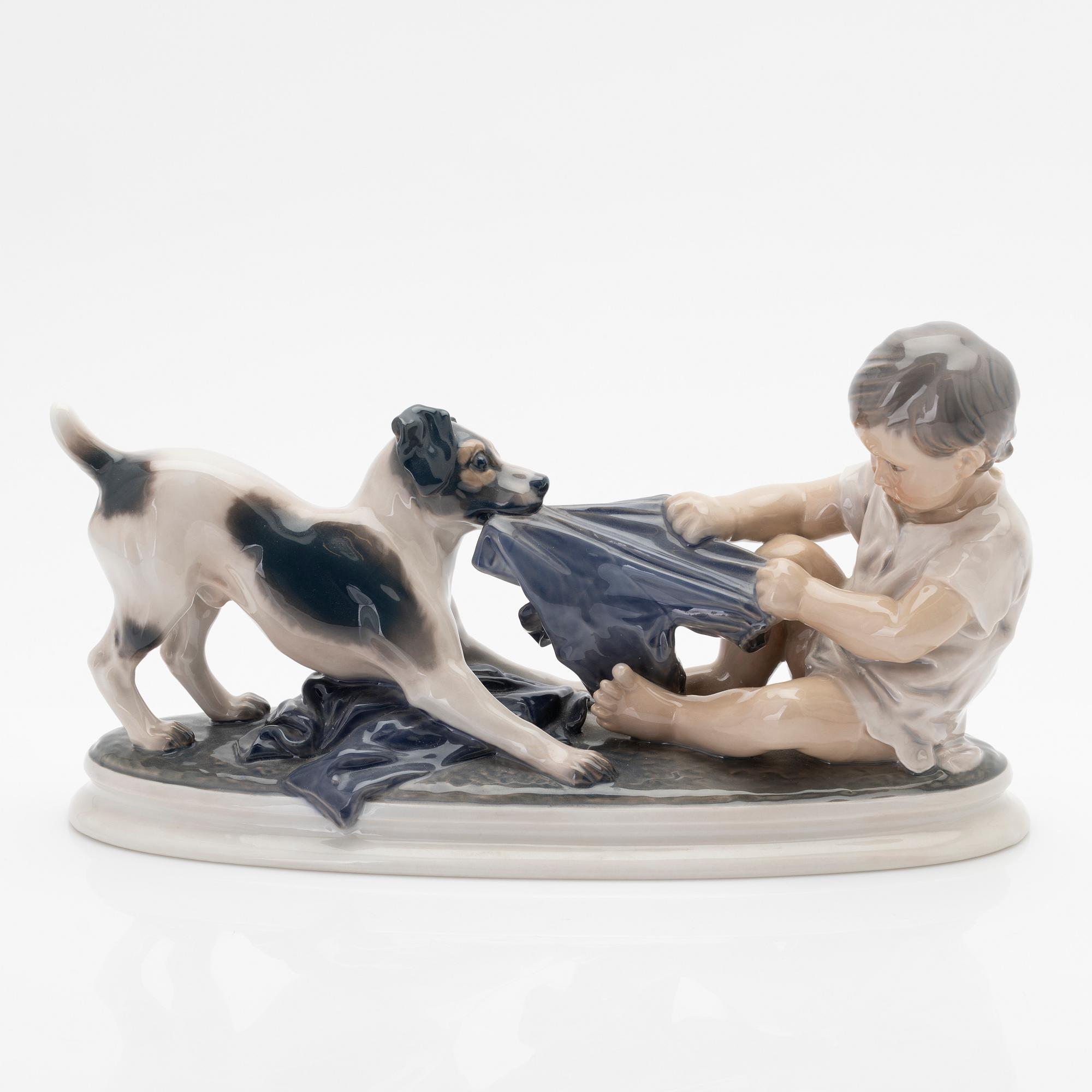Jens Peter Dahl-Jensen, figurin, porslin, Danmark.