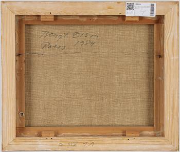 Bengt Olson, oil on canvas, signed Bengt Olson. Dated Paris 1984 verso.
