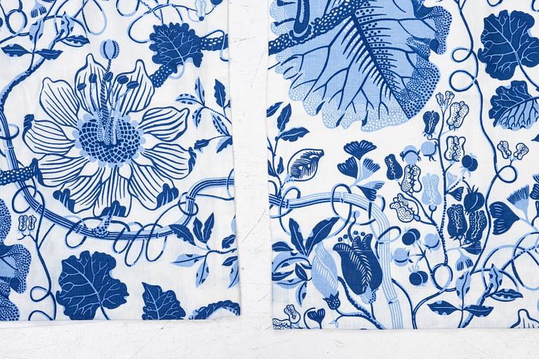 Josef Frank, curtains, a pair, "La Plata", Svenskt Tenn.