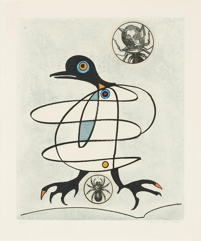 Max Ernst, Untitled, from:"Oiseaux en peril".