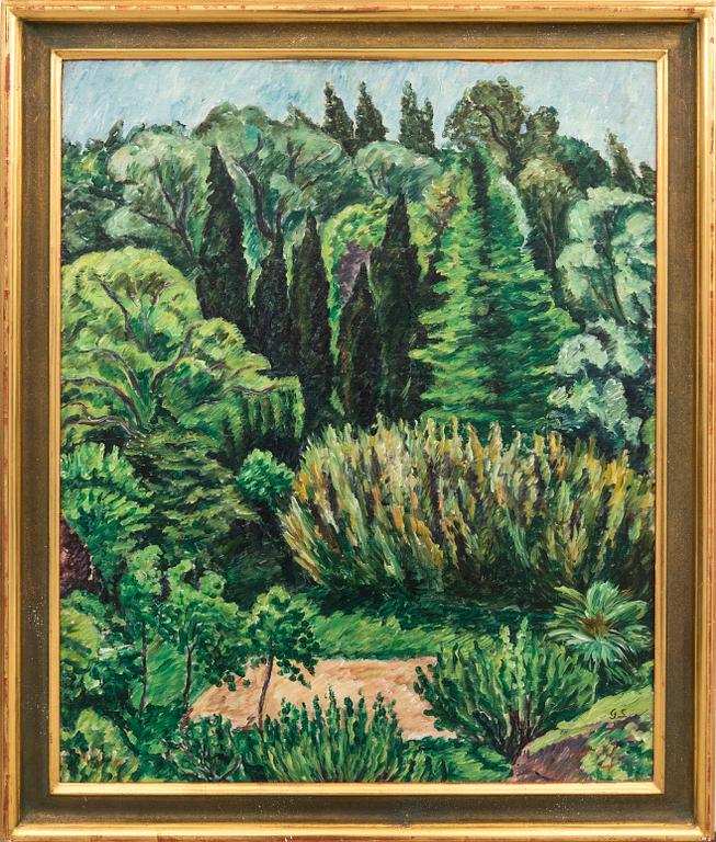 Gösta Sandels, oil on canvas unsigned with certificate.