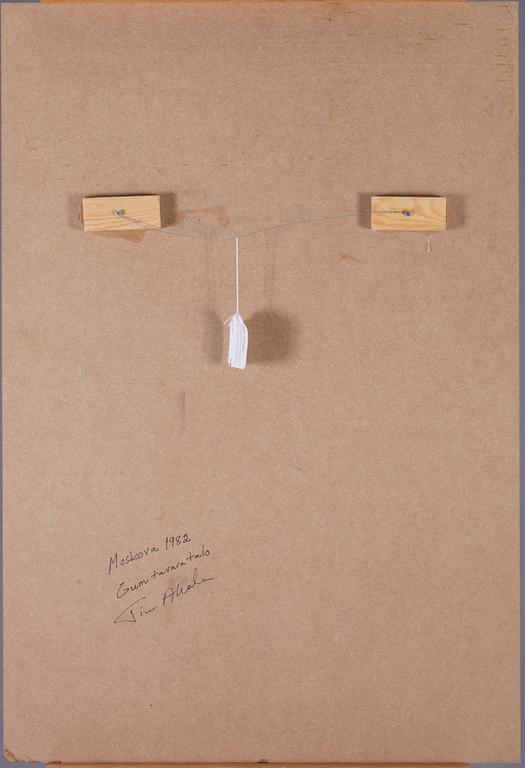 TIMO AHOLA, fotografi, lambda från kinodia, a tergo signerad och daterad 1982.