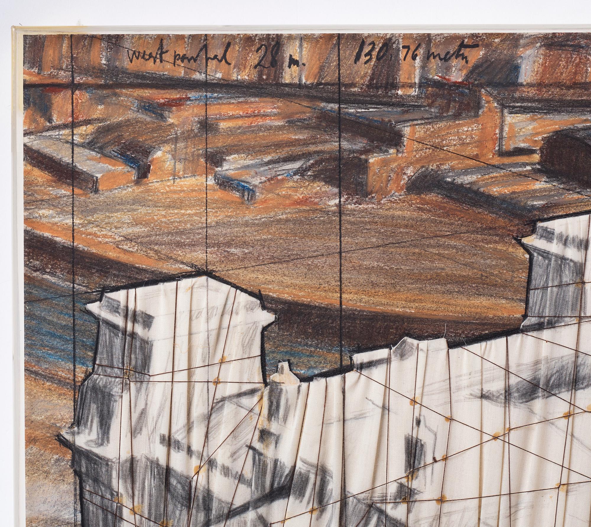 Christo & Jeanne-Claude, "Wrapped Reichstag (Project for Berlin)".