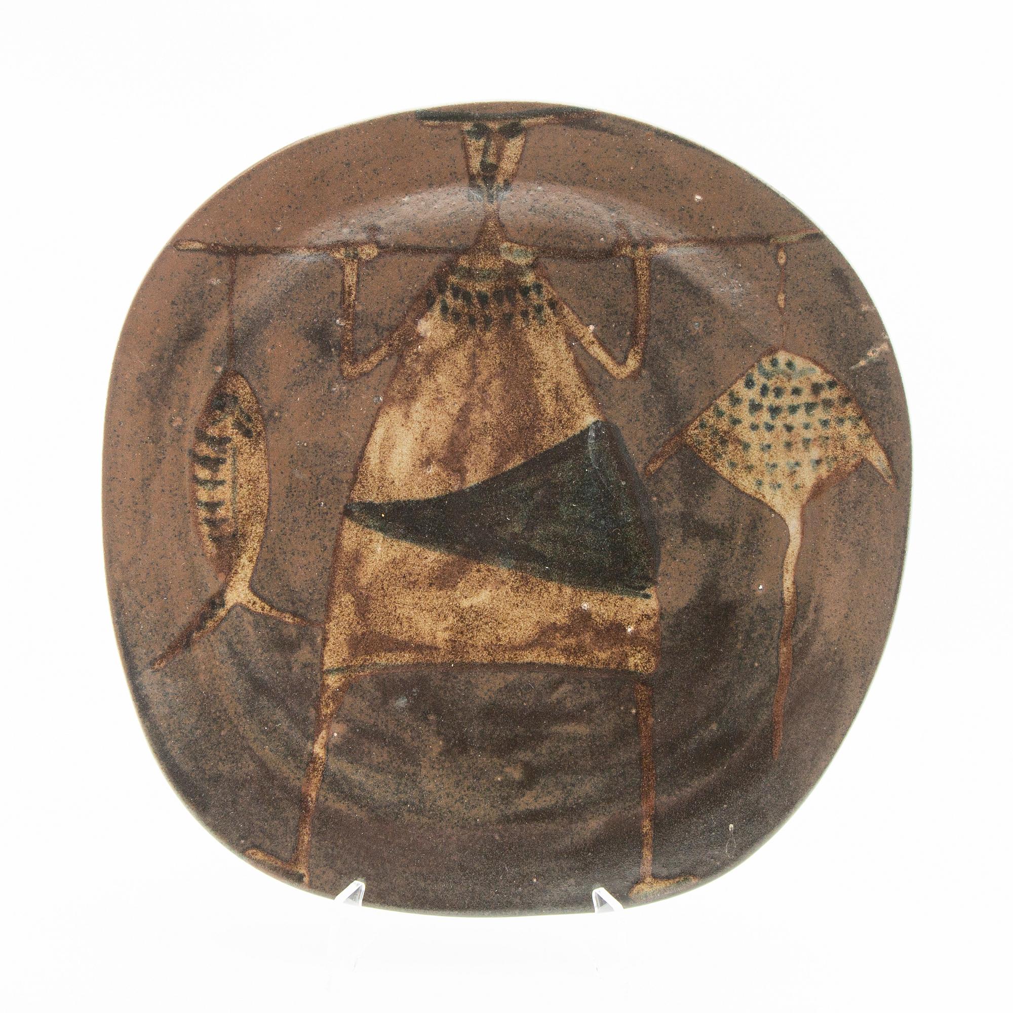 Åke Holm, plate, "Petrus the Fisherman".