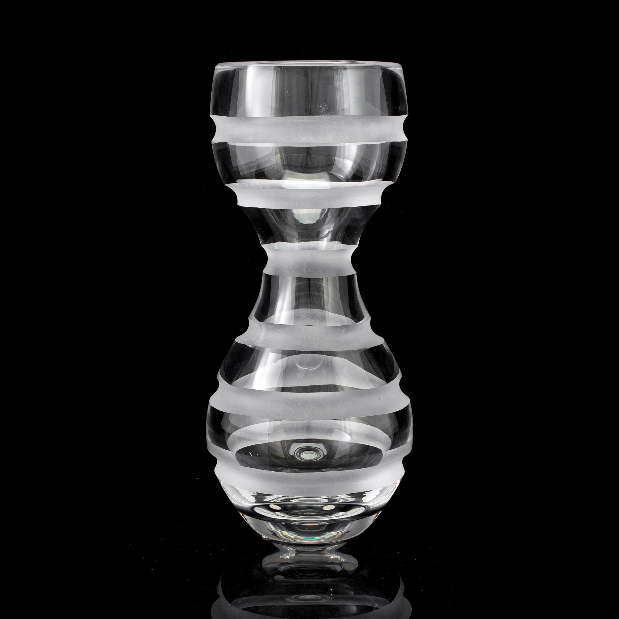 GUNNEL SAHLIN, a glass vase from Kosta Boda.