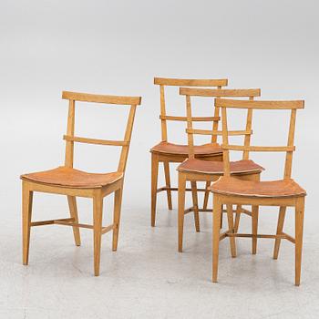 Nirvan Richter, a set of four chairs, Norrgavel.