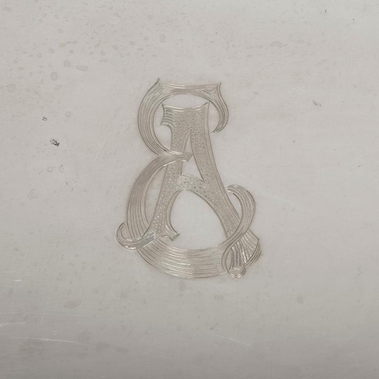 BRICKA, silver, Kultakeskus Tavastehus 1969. Vikt 1685 g.