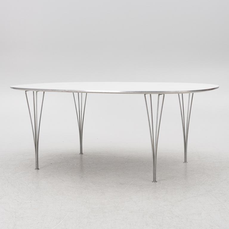 Bruno Mathsson & Piet Hein, table, "Superellipse", Fritz Hansen, Denmark.