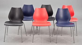 STOLAR, 2+2+2 st, "Maui", Vico Magistretti för Kartell.