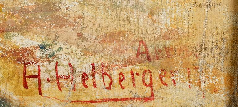 ALFRED HELBERGER, olja på duk, signerad.