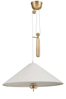 49. Paavo Tynell, AN ADJUSTABLE PENDANT LIGHT.