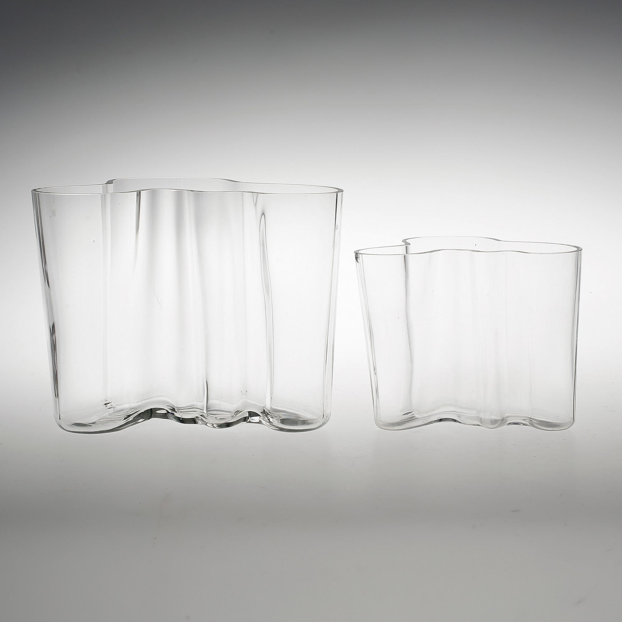 VASER 2 st, "Savoy", Alvar Aalto, Iittala.