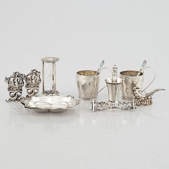 Silver, 22 pieces, including GW Shiebler, New York circa 1900.