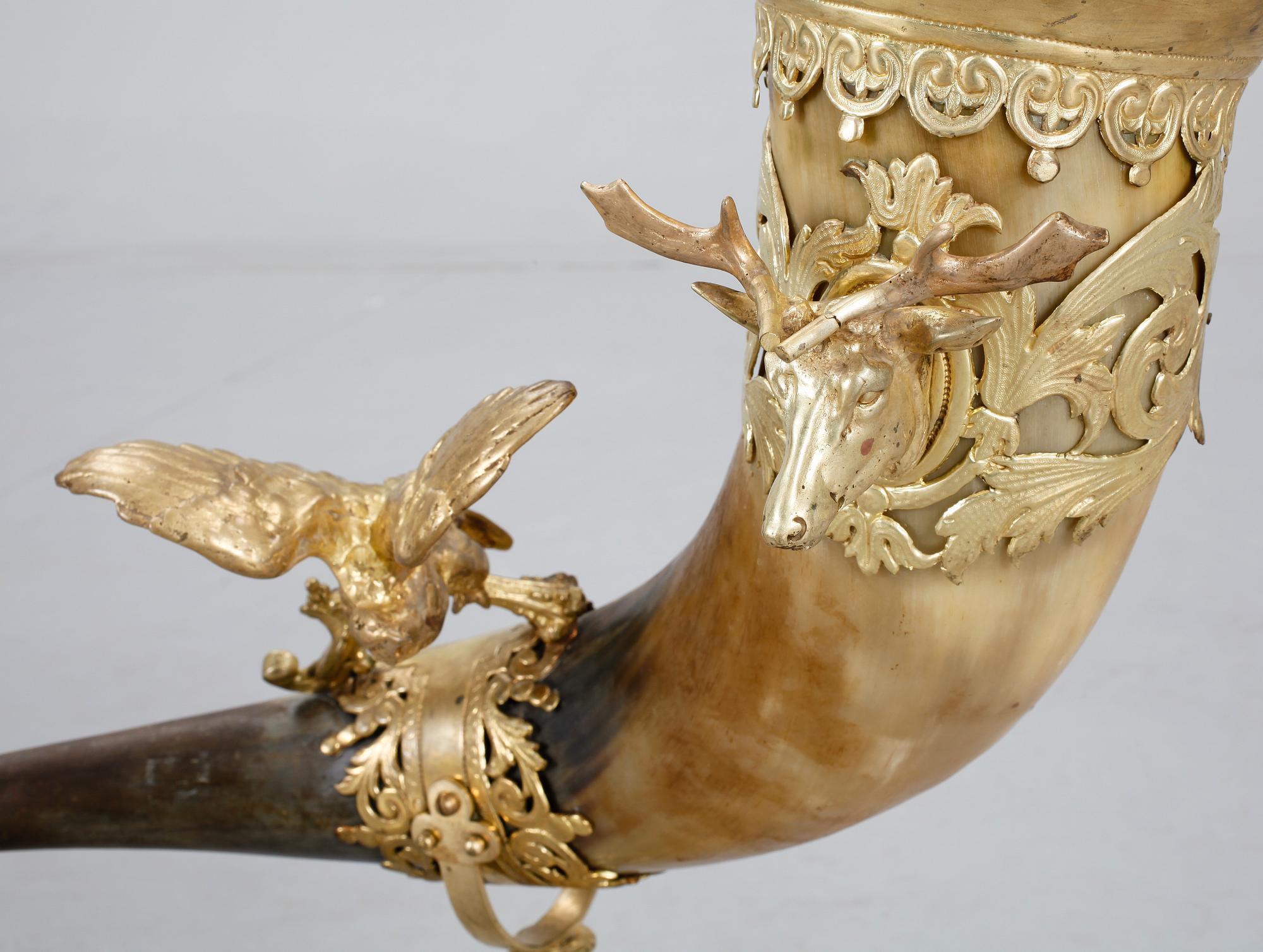 DRYCKESHORN, sent 1800-tal.