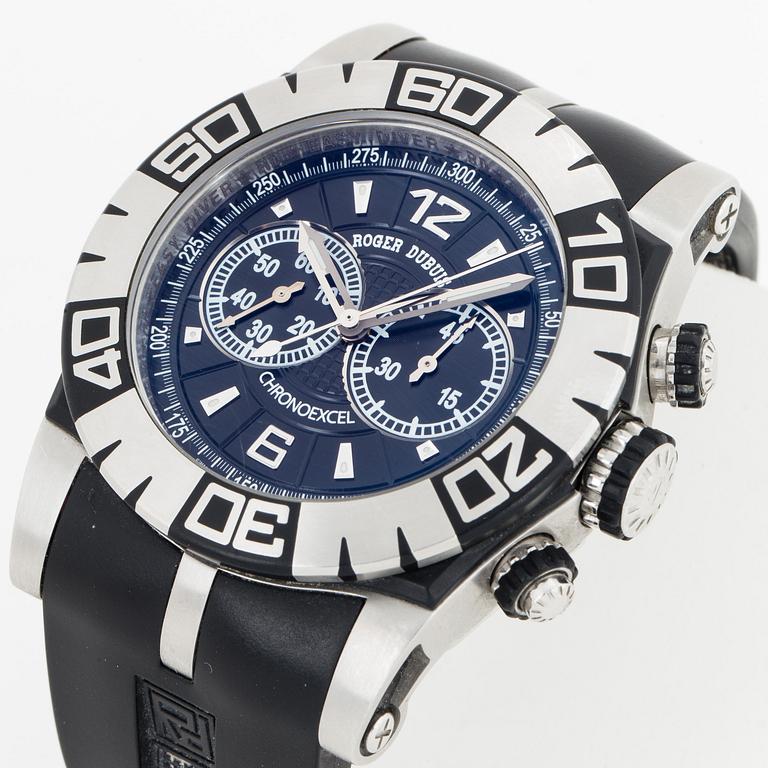 ROGER DUBUIS, Easy Diver, Chronoexcel, wristwatch, chronograph, 46 mm.