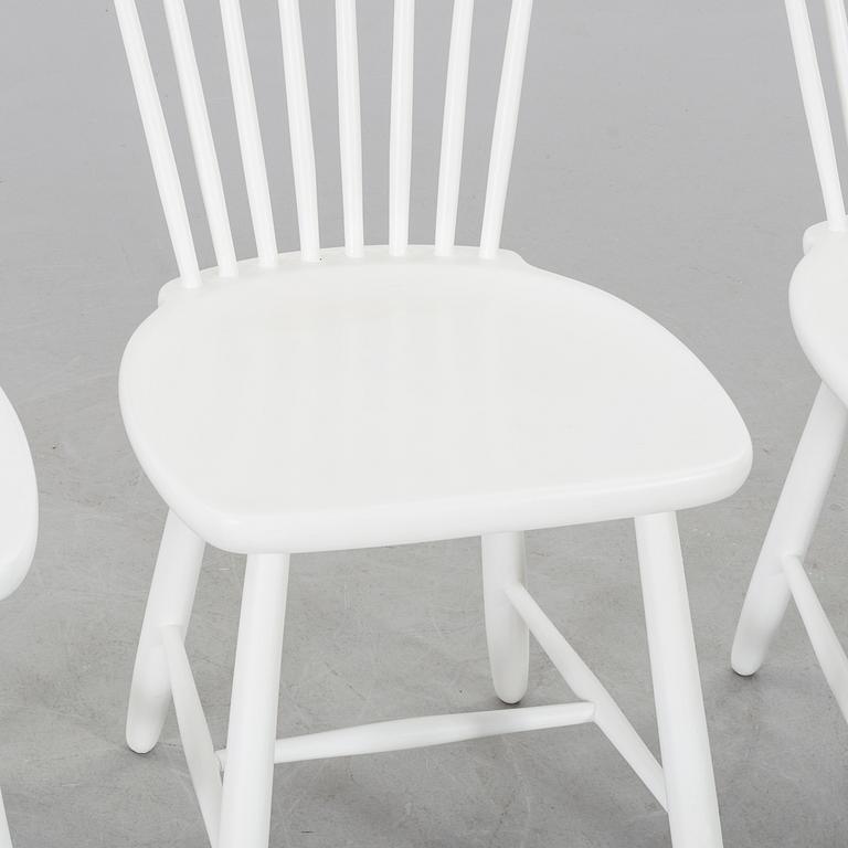 CARL MALMSTEN, a set of three Lilla Åland chairs.