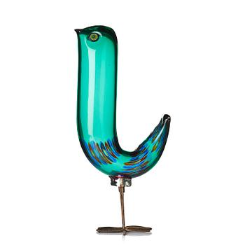 29. Alessandro Pianon, a "Pulcino" glass sculpture of a bird, Vetreria Vistosi, Italy, 1960s.