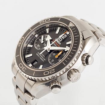 Omega, Seamaster, Planet Ocean 600M, chronometer, wristwatch, chronograph, 45,5 mm.