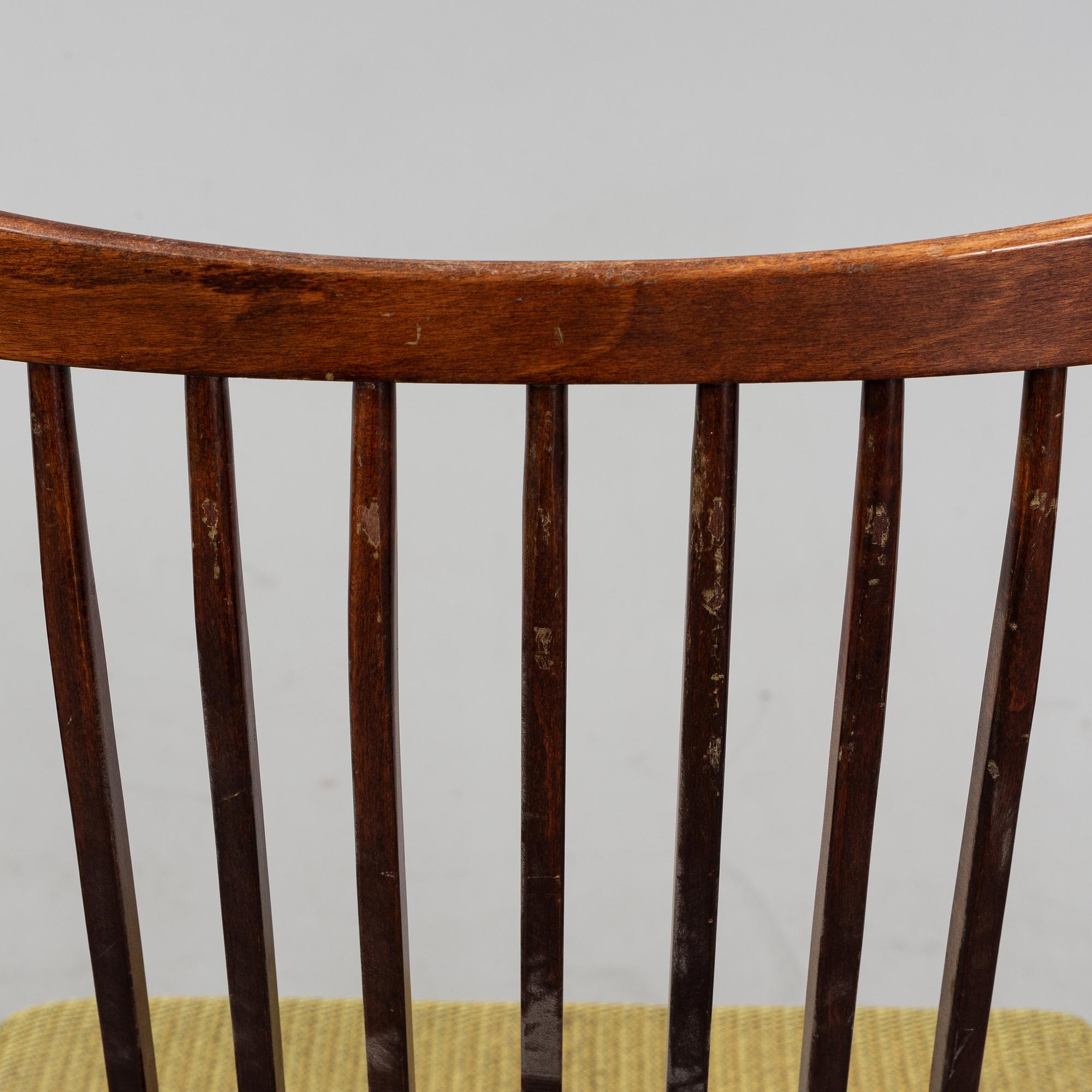 A 7 piece dining group by Svante Skogh, Seffle Möbelfabrik, Säffle, 1950's/60's.