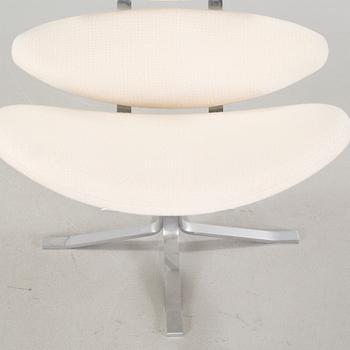 A lounge chair by Poul Volther for Erik Jørgensen in Denmark, model "Corona", around the year 2000.