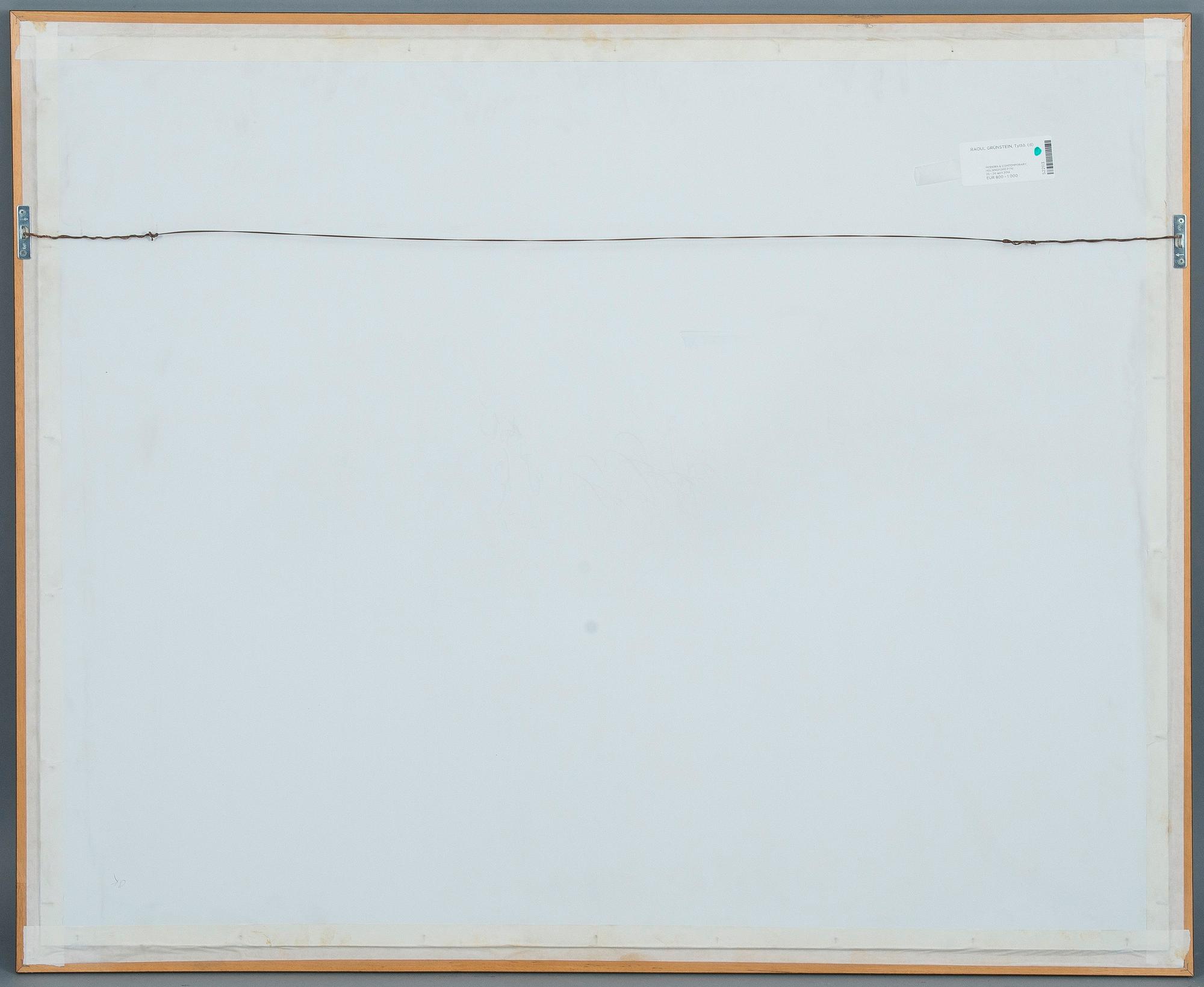 RAOUL GRÜNSTEIN, silvergelatin fotografi, a tergo signerad, numrerad 2/10 och daterad 2014.
