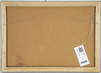 Bengt Orup, olja på pannå, signerad.