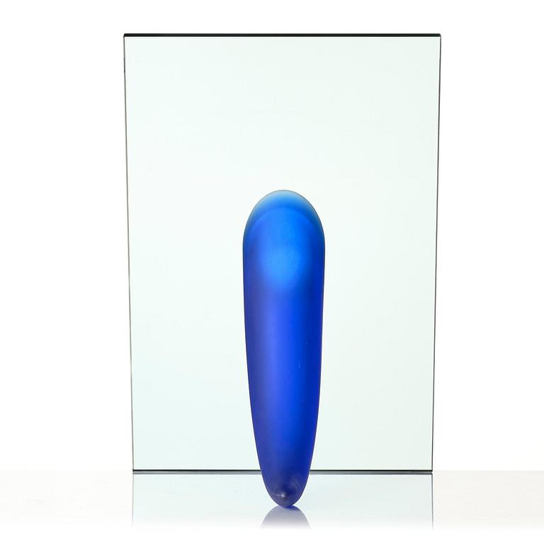 Philippe Starck, a "Petite Étrangeté Sous un Mur Vase" sculpture/vase, ed. 49/50, Daum, Nancy, France, post 1988.